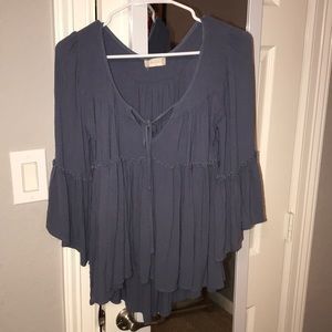 altard state navy blouse